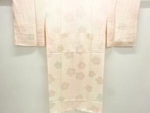 梅模様織出し長襦袢（刺繍衿付）